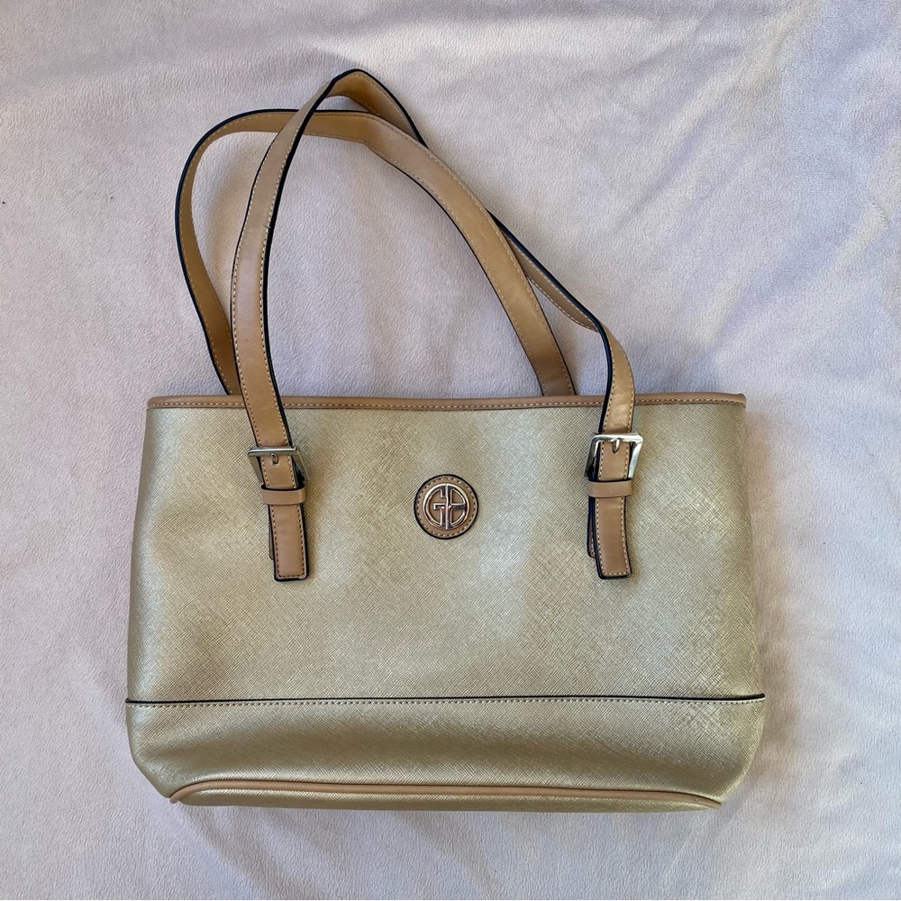 Giani Bernini Gold Purse Bag